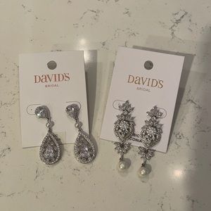 David’s bridal wedding or formal earrings